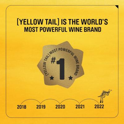 [ yellow tail ] дэлхийн дарсны хамгийн хүчирхэг брэндээр тав дахь жилдээ шалгарлаа.