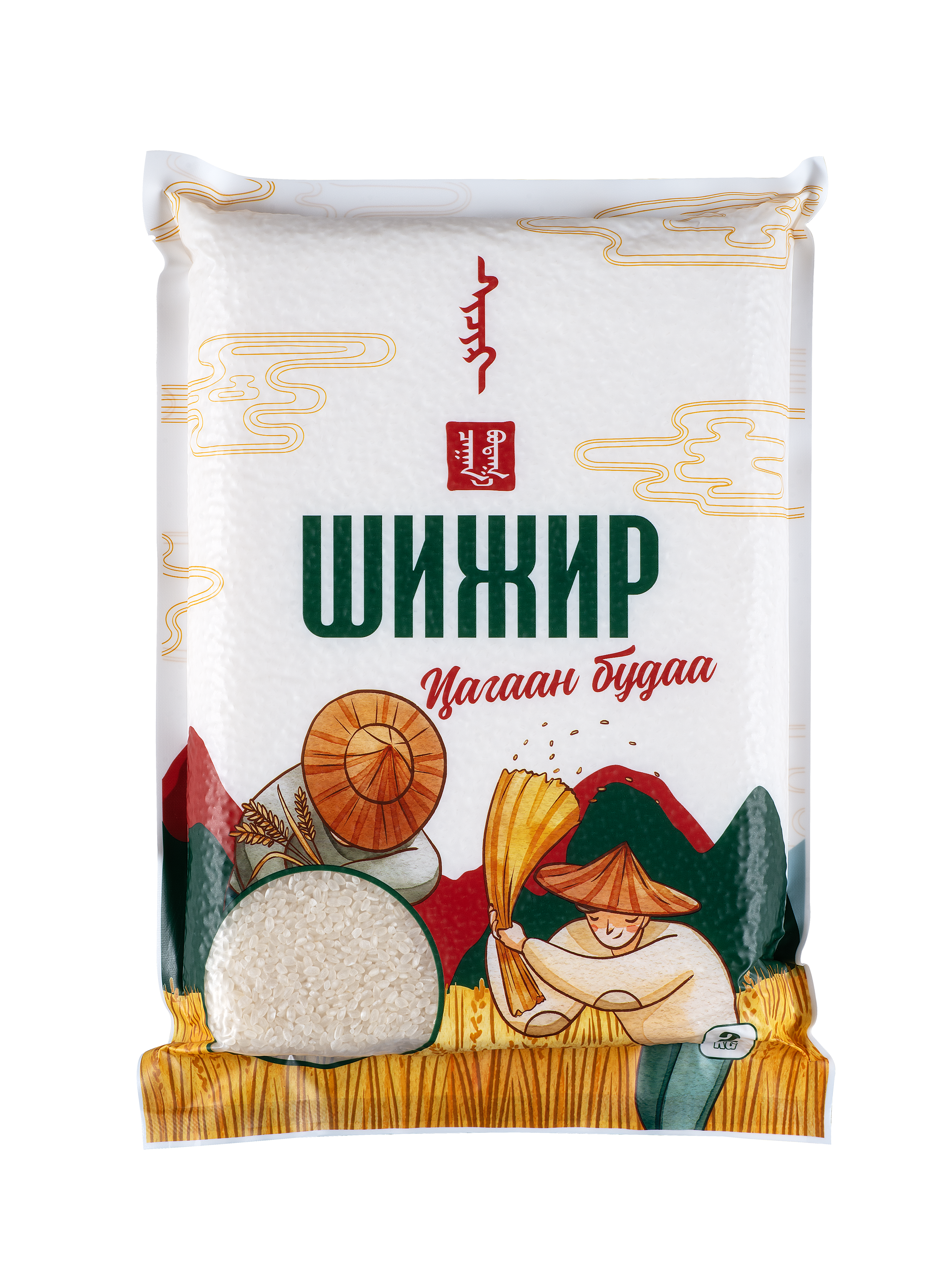 Шижир Цагаан будаа 2кг