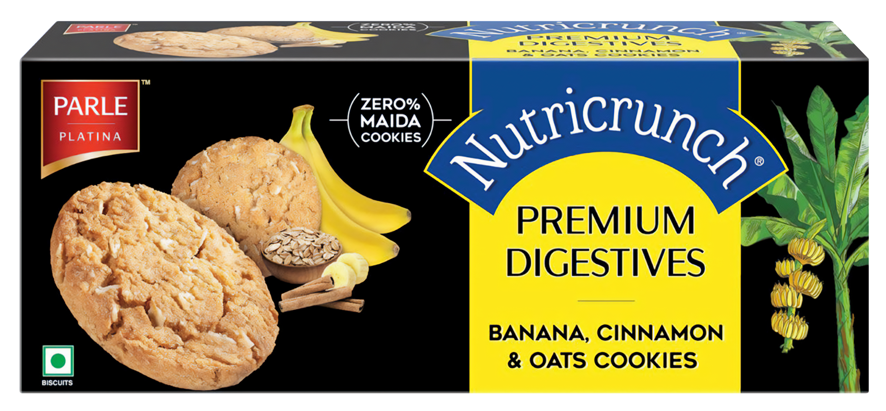 Nutricrunch Banana cinnamon, Cashew, Oat cookies 75гр